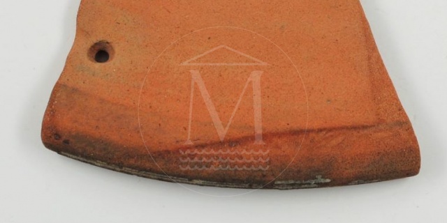 Inv. No. Fiz 196 Fragment of a ceramic lid from a kitchen vessel