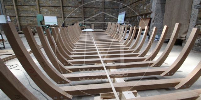 In Monfort the replica of an istrian traditional vessel is being created
